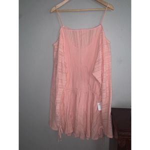 Free People coral pink romper